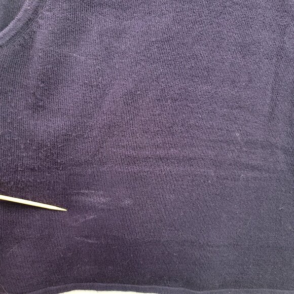 New York & Company Purple Knit Sweater Dress W/ Belt Small *Callout - Picture 9 of 11